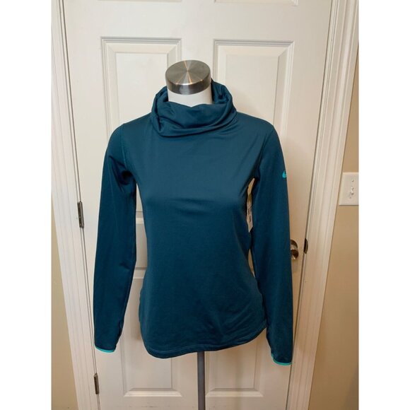 Nike Pro Dri-Fit Dark Blue Pullover Turtleneck Shirt, Size M - Picture 1 of 5